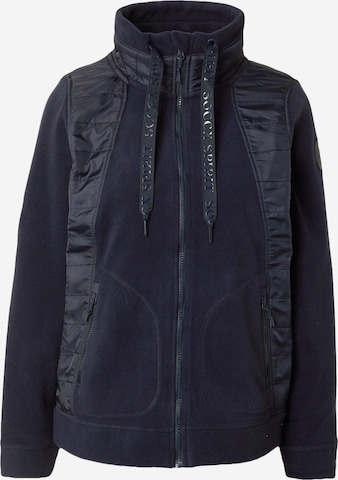 Soccx Fleecetakki värissä sininen: etupuoli