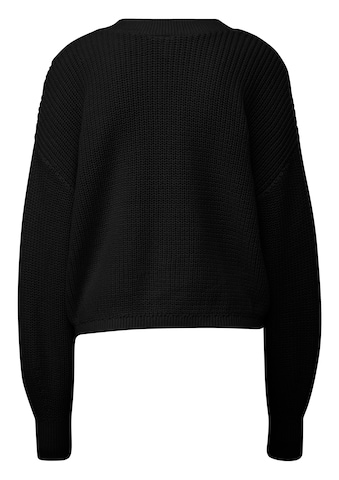 QS Knit cardigan in Black