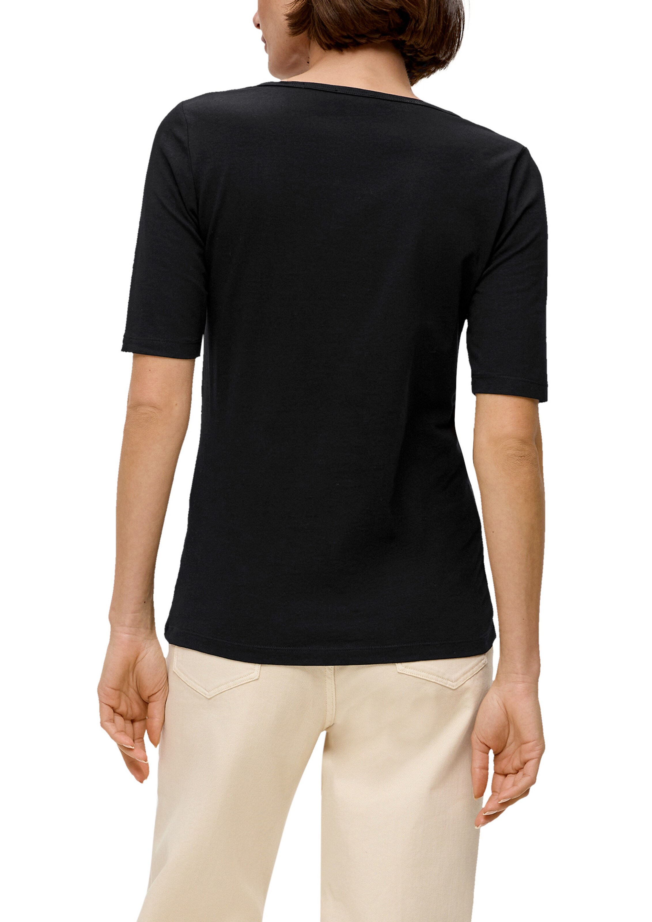 s.Oliver Shirt in Zwart