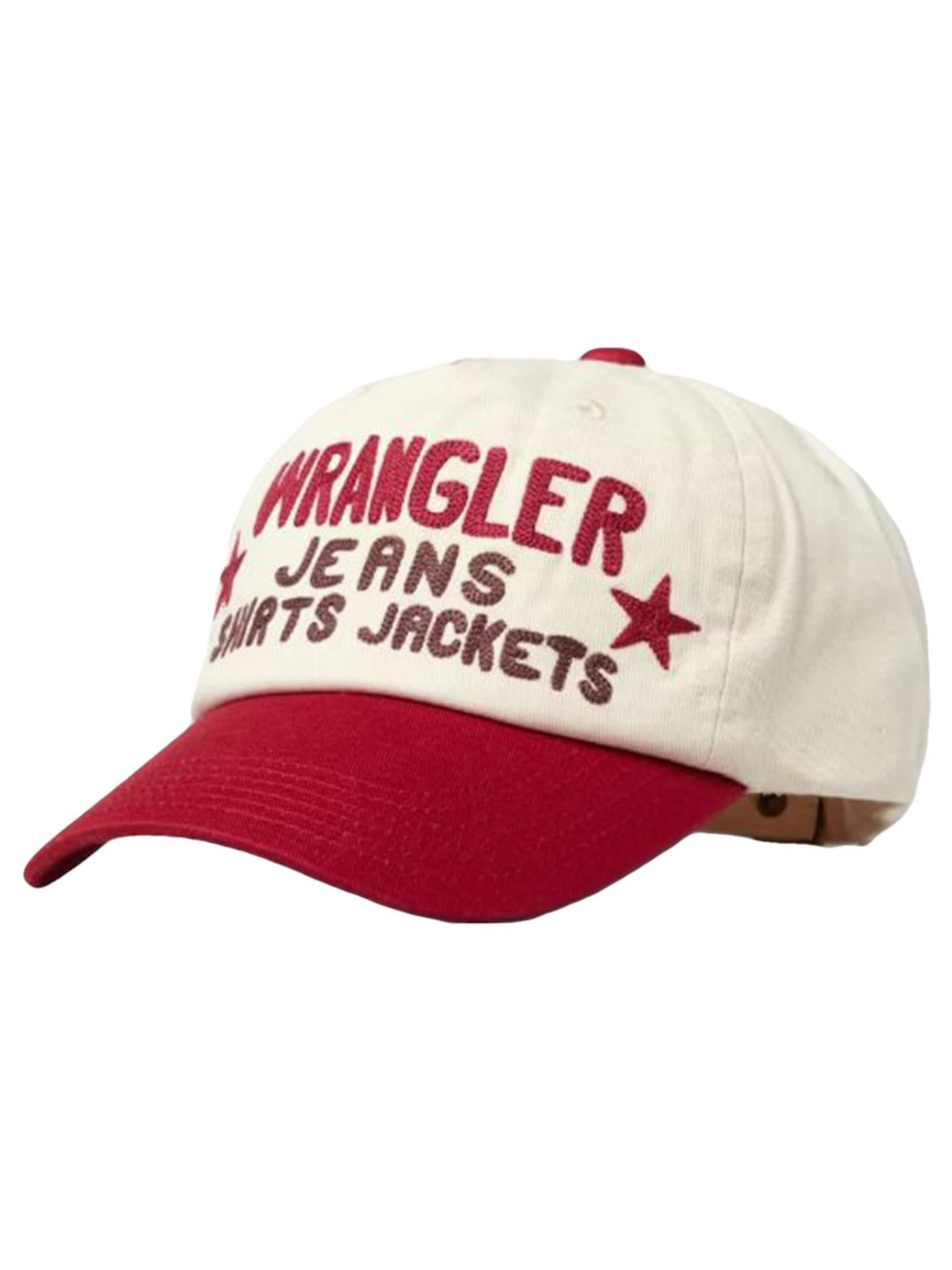 Chapeaux 'CAP RED' WRANGLER en rouge : devant