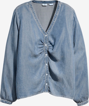 Levi's® Plus Bluse in Blau: predná strana