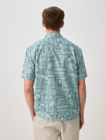 Next Regular fit Button Up Shirt in Blue