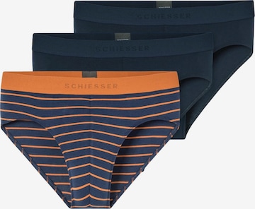 Slip '95/5' SCHIESSER en bleu : devant