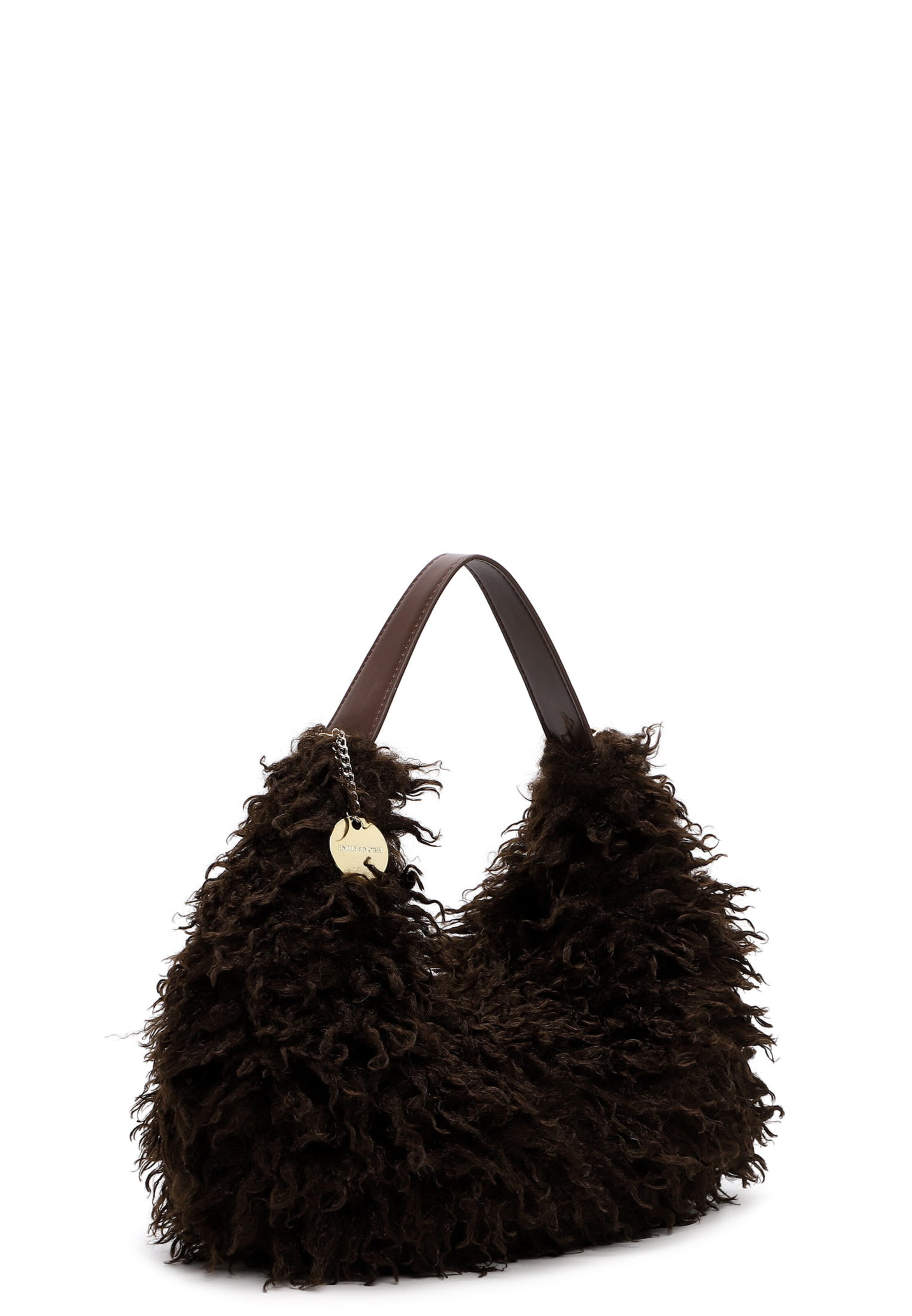 Borsa a sacco 'Lionne' di Emily & Noah in bronzo