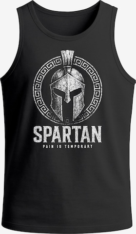 Neverless Shirt 'Spartan' in Black: front