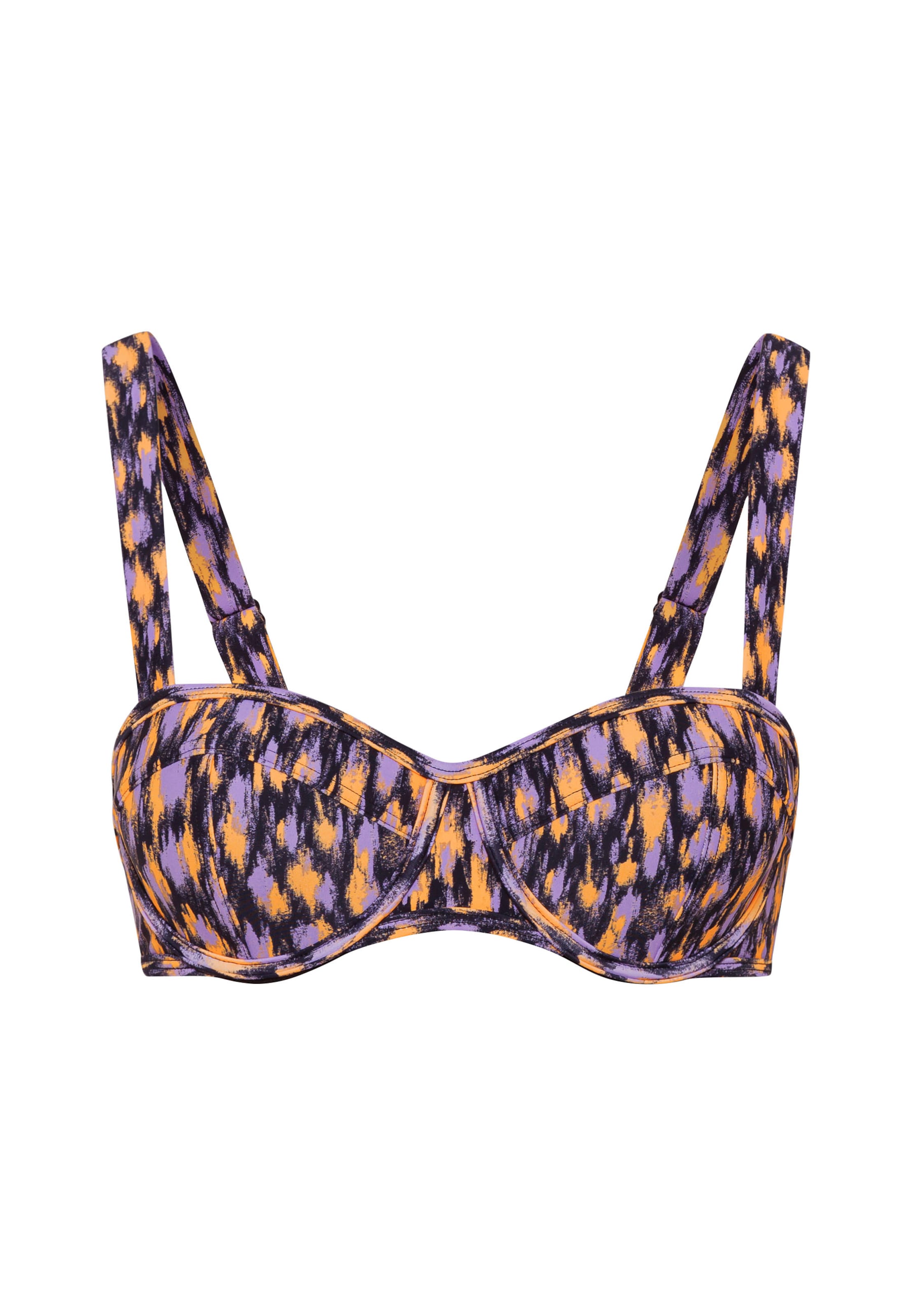 LSCN by LASCANA Balconette Bikinitop 'Lavista' in Schwarz: Vorderseite