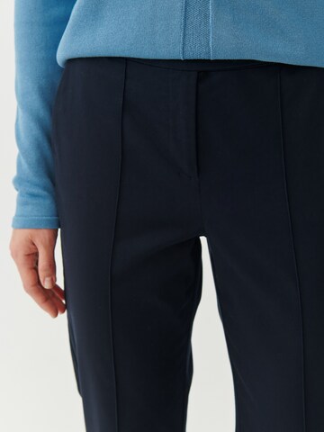 TATUUM Regular Trousers with creases 'JAKINA' in Blue