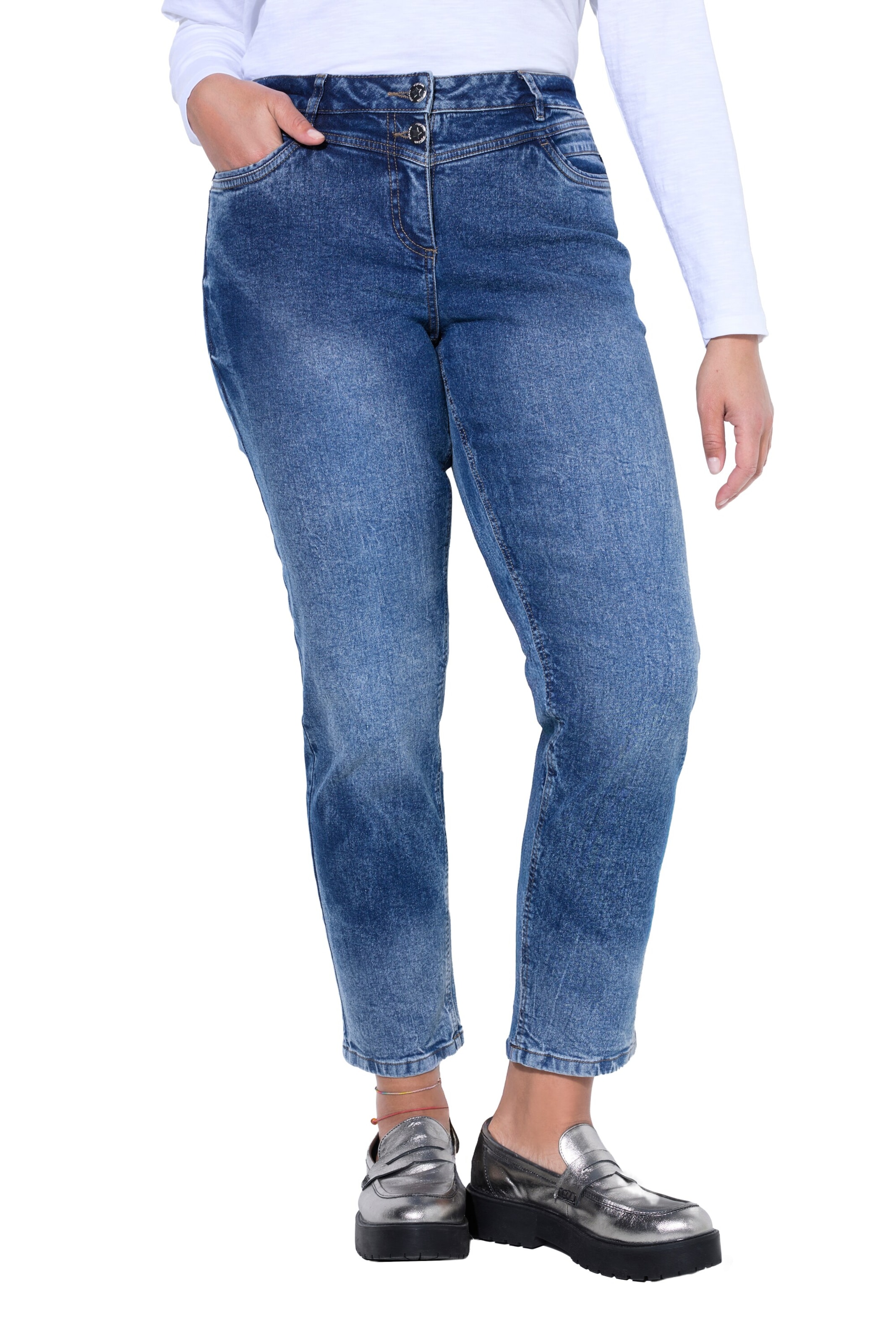 Angel of Style Slimfit Jeans in Blau: Vorderseite