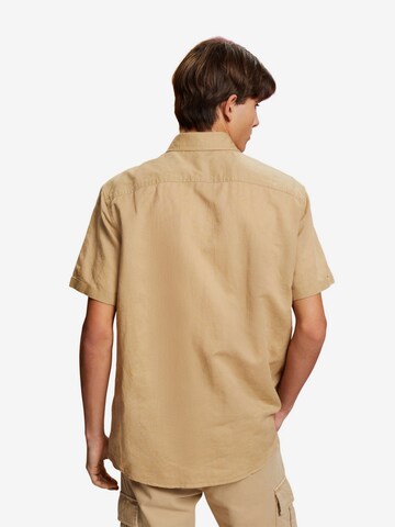 ESPRIT Regular Fit Hemd in Beige