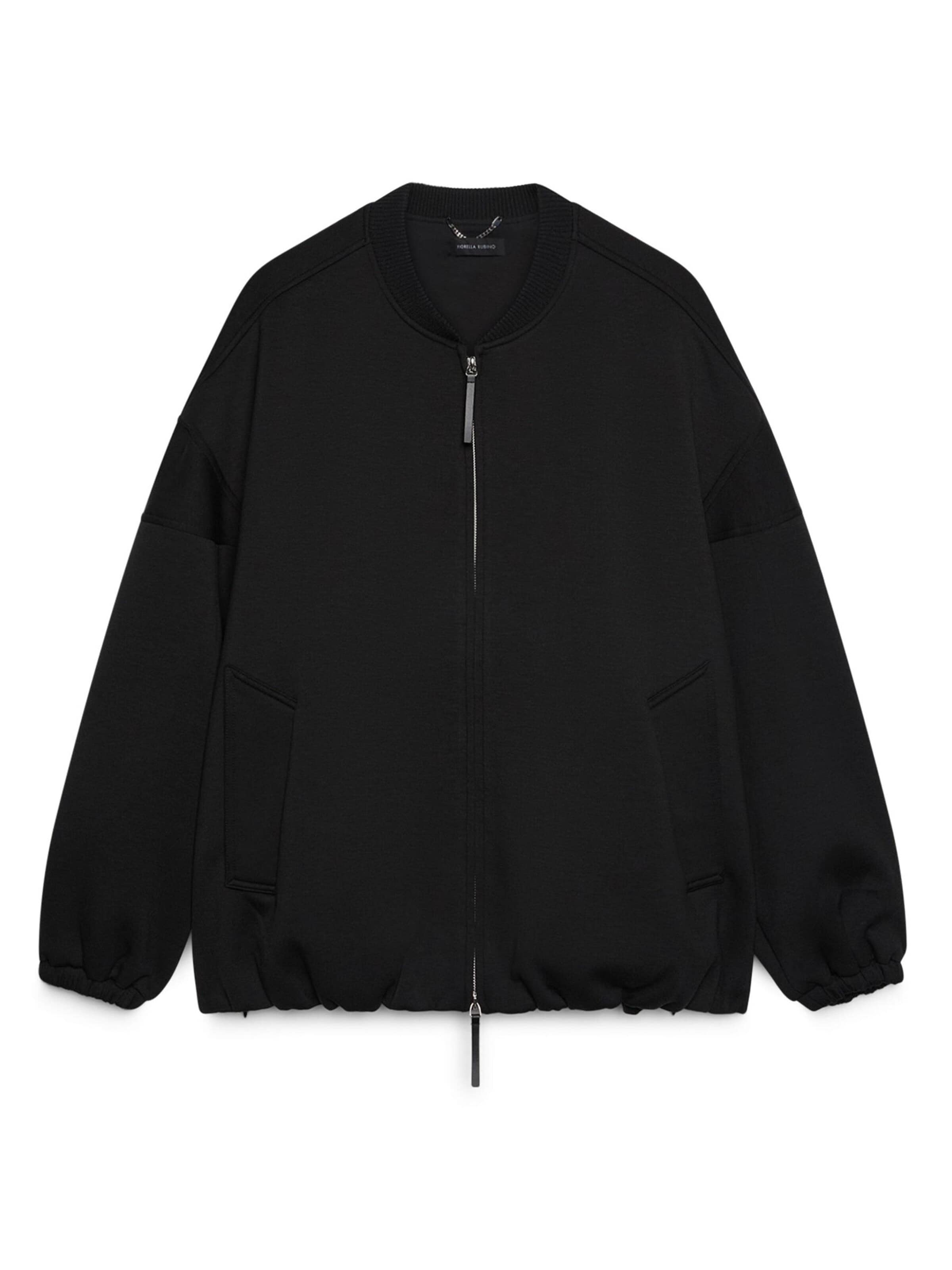 Fiorella Rubino Between-season jacket in Black: front