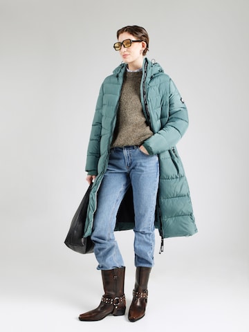 žalia Sublevel Žieminis paltas