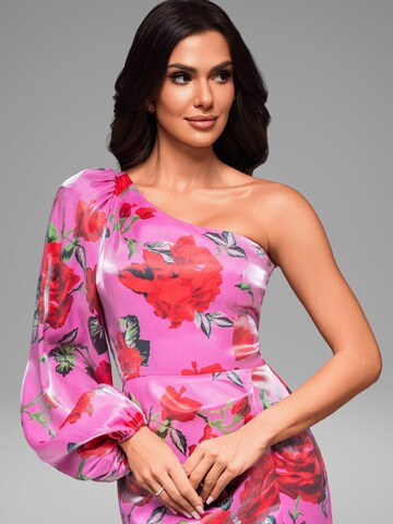 Ombre Evening dress in Pink