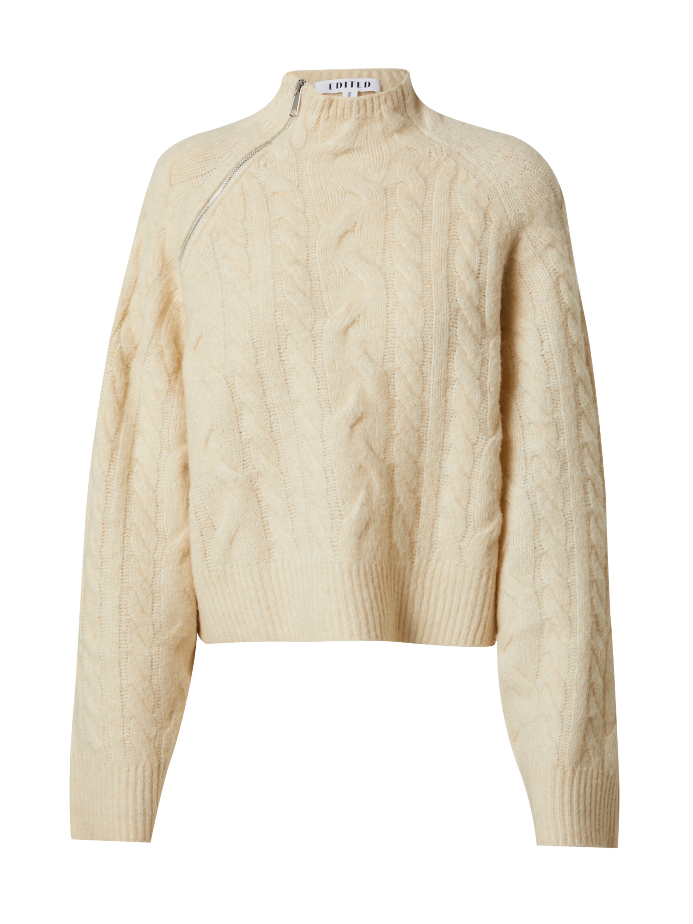 EDITED Pullover 'Xamira' in Beige: Vorderseite