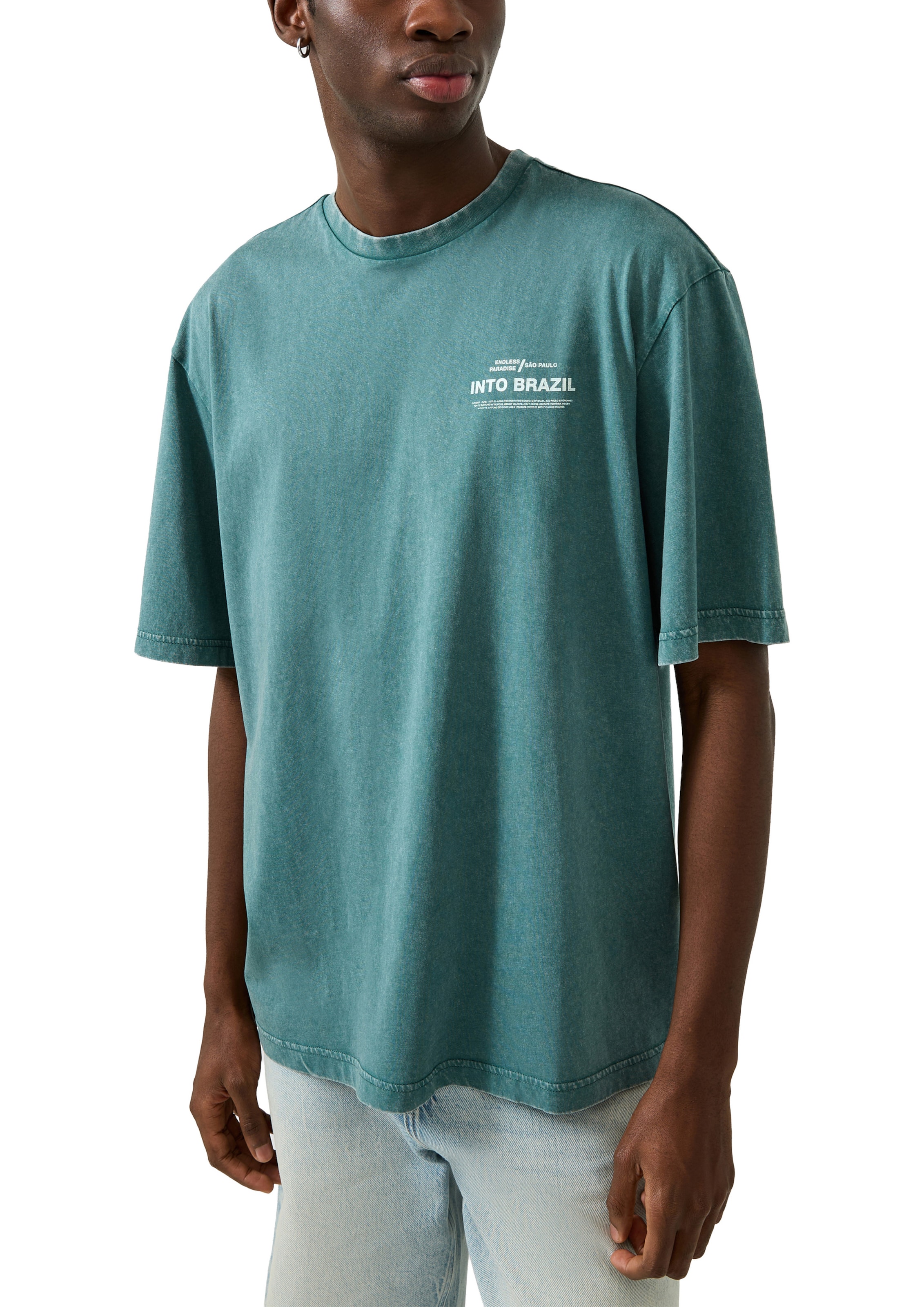 QS T-Shirt in Grün