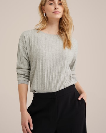 WE Fashion Sweater in Grey: front