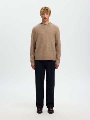 SELECTED - Jersey en marrón