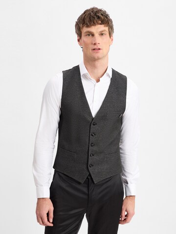Finshley & Harding London Vest in Black: front