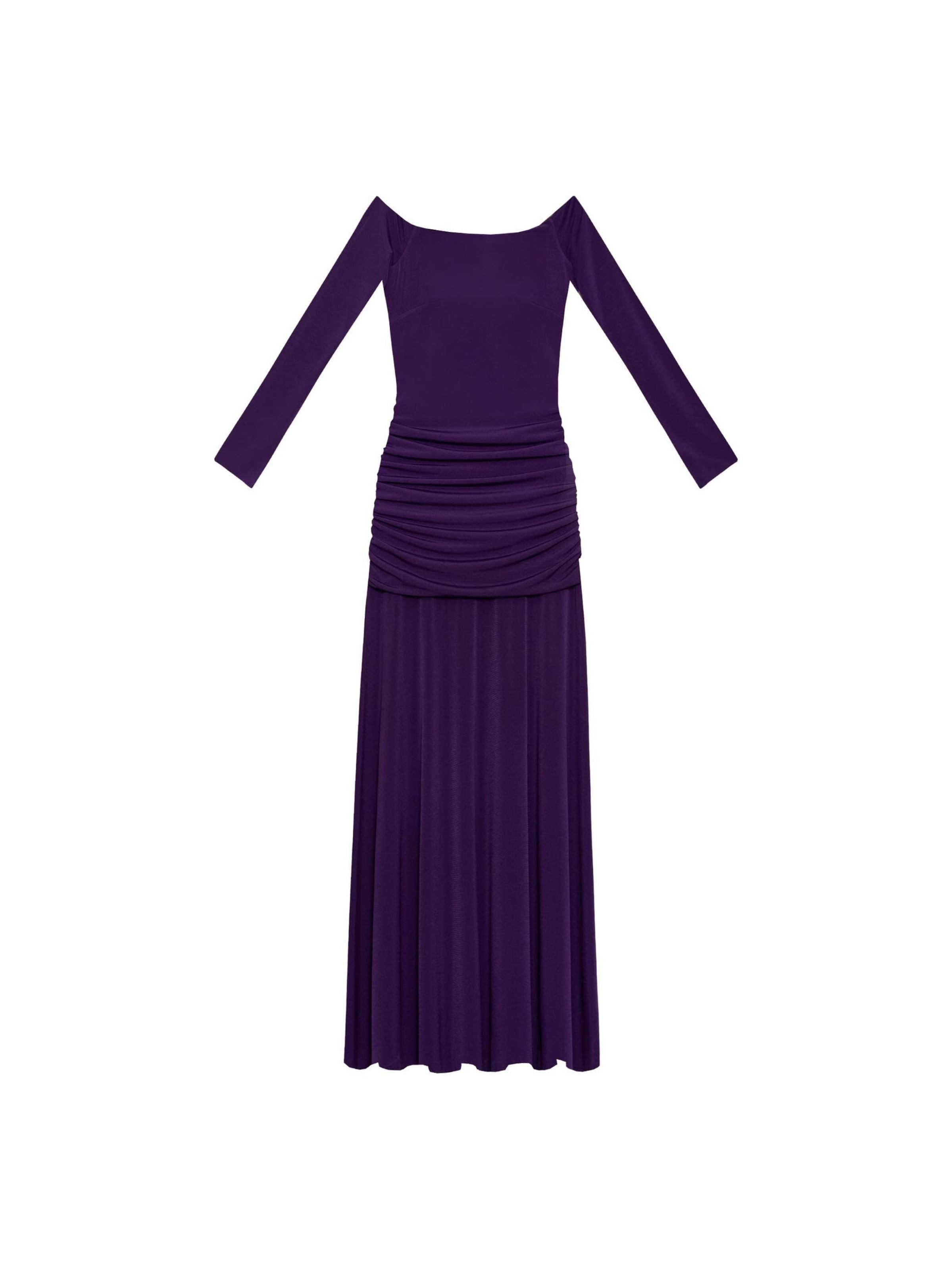 THE-ARE - Vestido de noche en lila: frente
