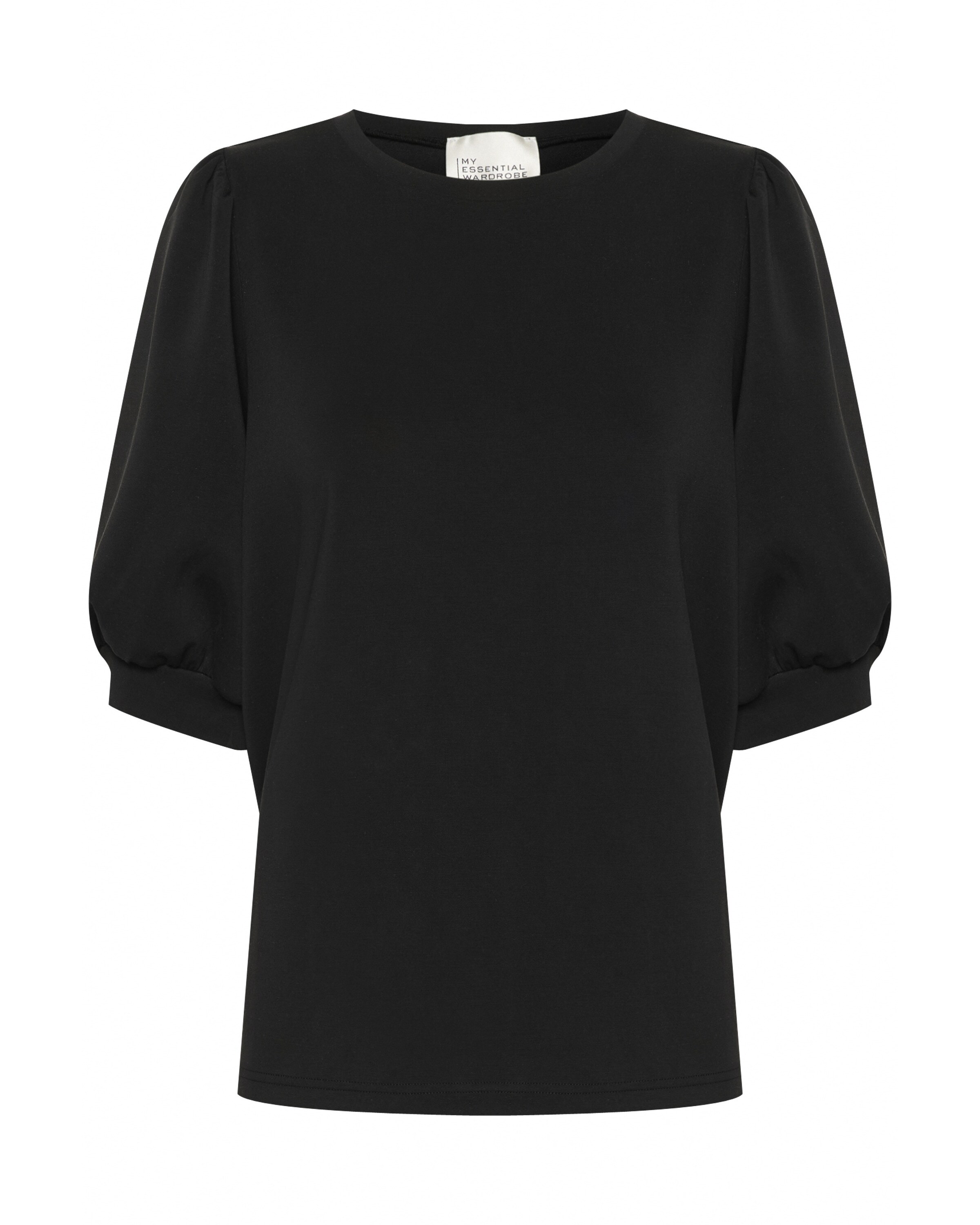 My Essential Wardrobe Bluse in Schwarz: Vorderseite