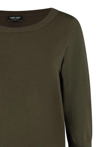 Lady Day Sweater 'Lady Day Eva deep forest' in Green