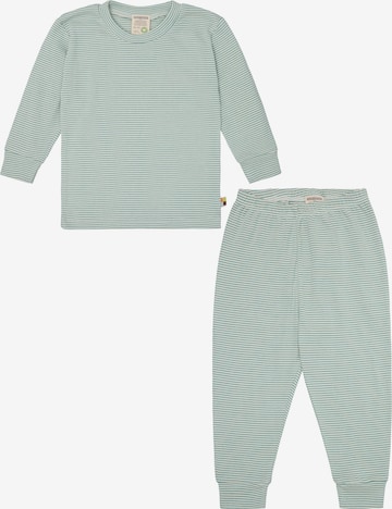 loud + proud Schlafanzug in Grün: Vorderseite