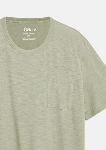 s.Oliver Men Big Sizes Shirt in Green