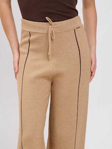 Influencer Wide Leg Hose in Beige
