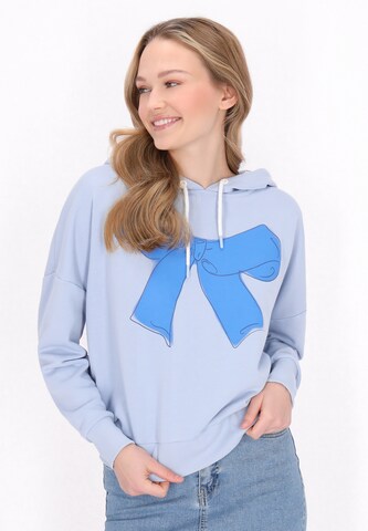 MYMO - Sudadera 'Black to School' en azul: frente
