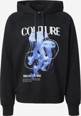 Versace Jeans Couture Collegepaita 'JELLYFISH' värissä musta: etupuoli