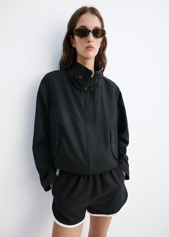 MANGO - regular Pantalón 'GIL' en negro