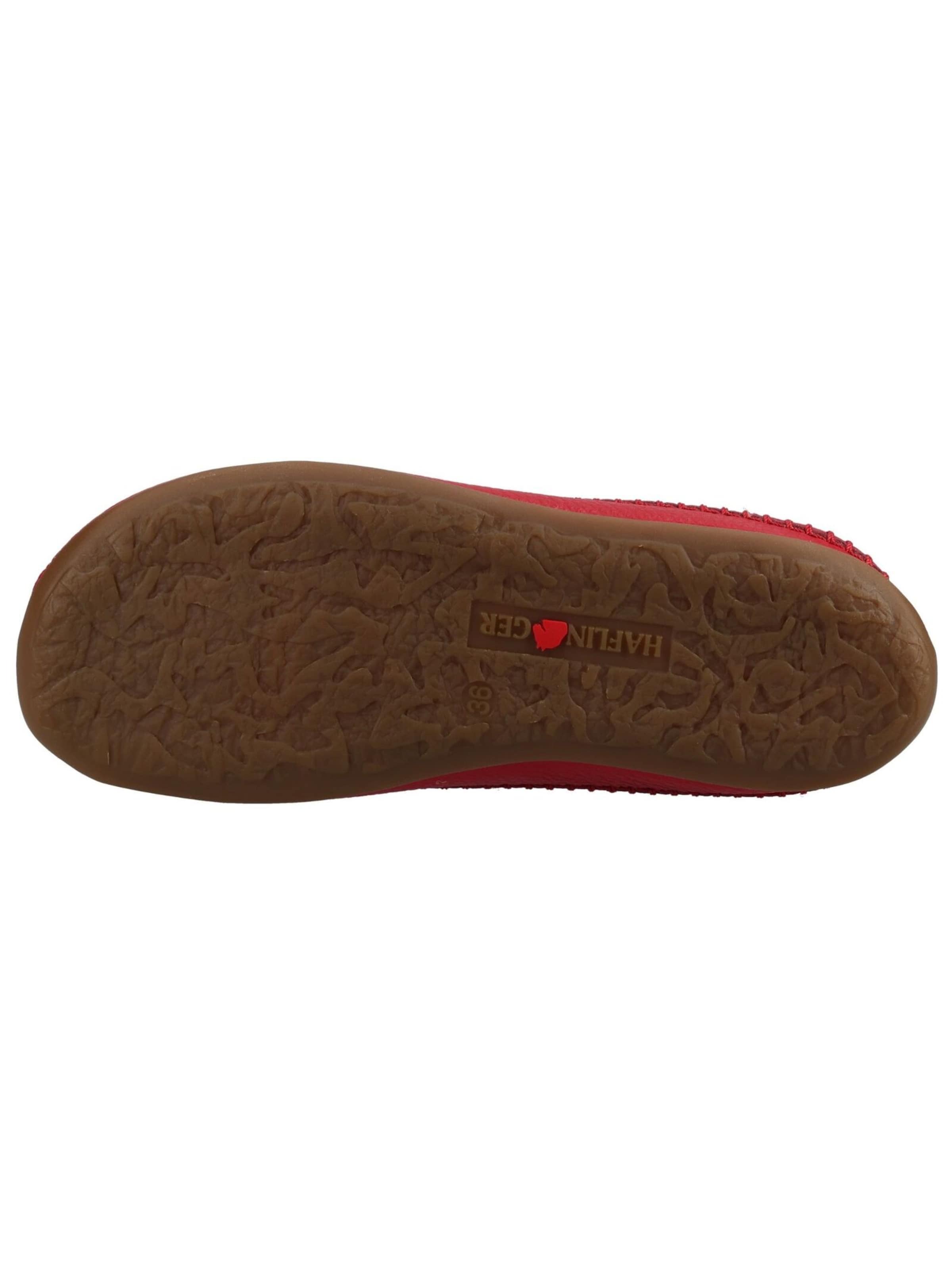 HAFLINGER Huisschoenen in Rood