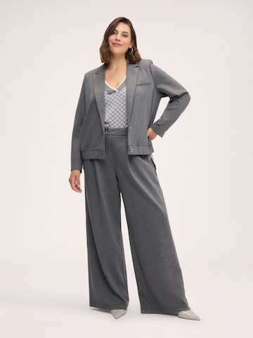 Fiorella Rubino Wide leg Broek in Grijs