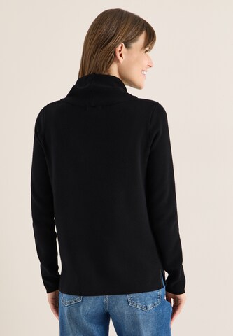 CECIL Sweatshirt mit Glitzer in Schwarz