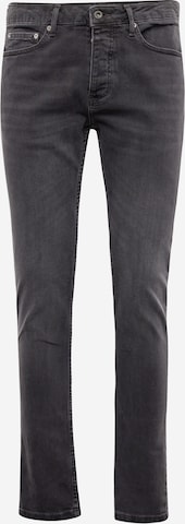 TOPMAN Skinny Jeans in Black: front