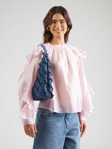 Camicia da donna 'VIHILA' di VILA in rosa: frontale