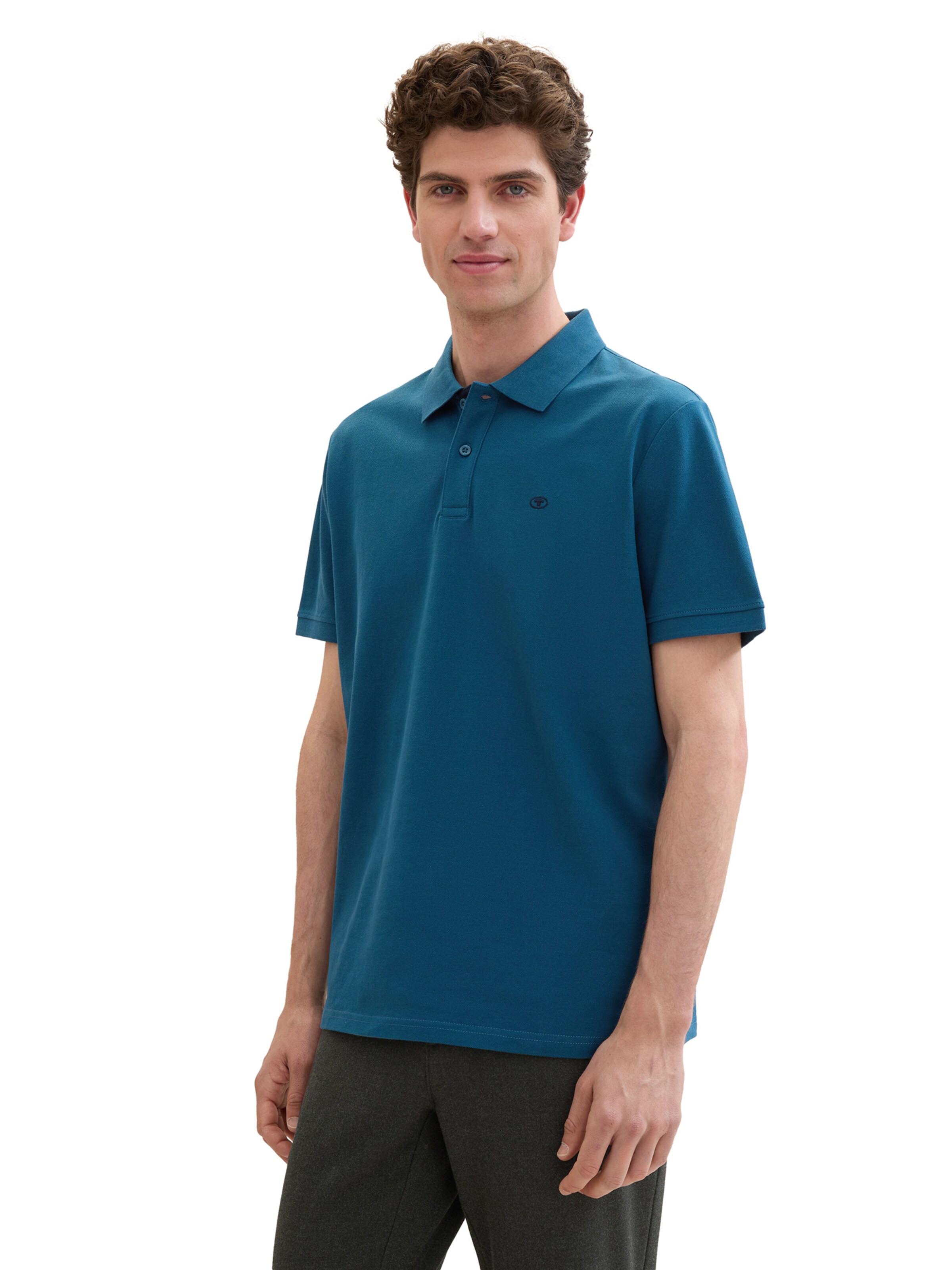 TOM TAILOR Poloshirt in Blau