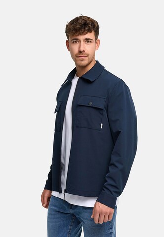 INDICODE JEANS Comfort fit Zakelijk overhemd 'Rommie' in Blauw