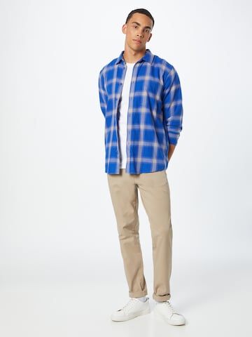 ARMEDANGELS Regular fit Button Up Shirt 'Skova' in Blue