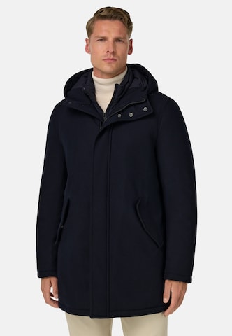 Boggi Milano Tussenparka in Blauw: voorkant