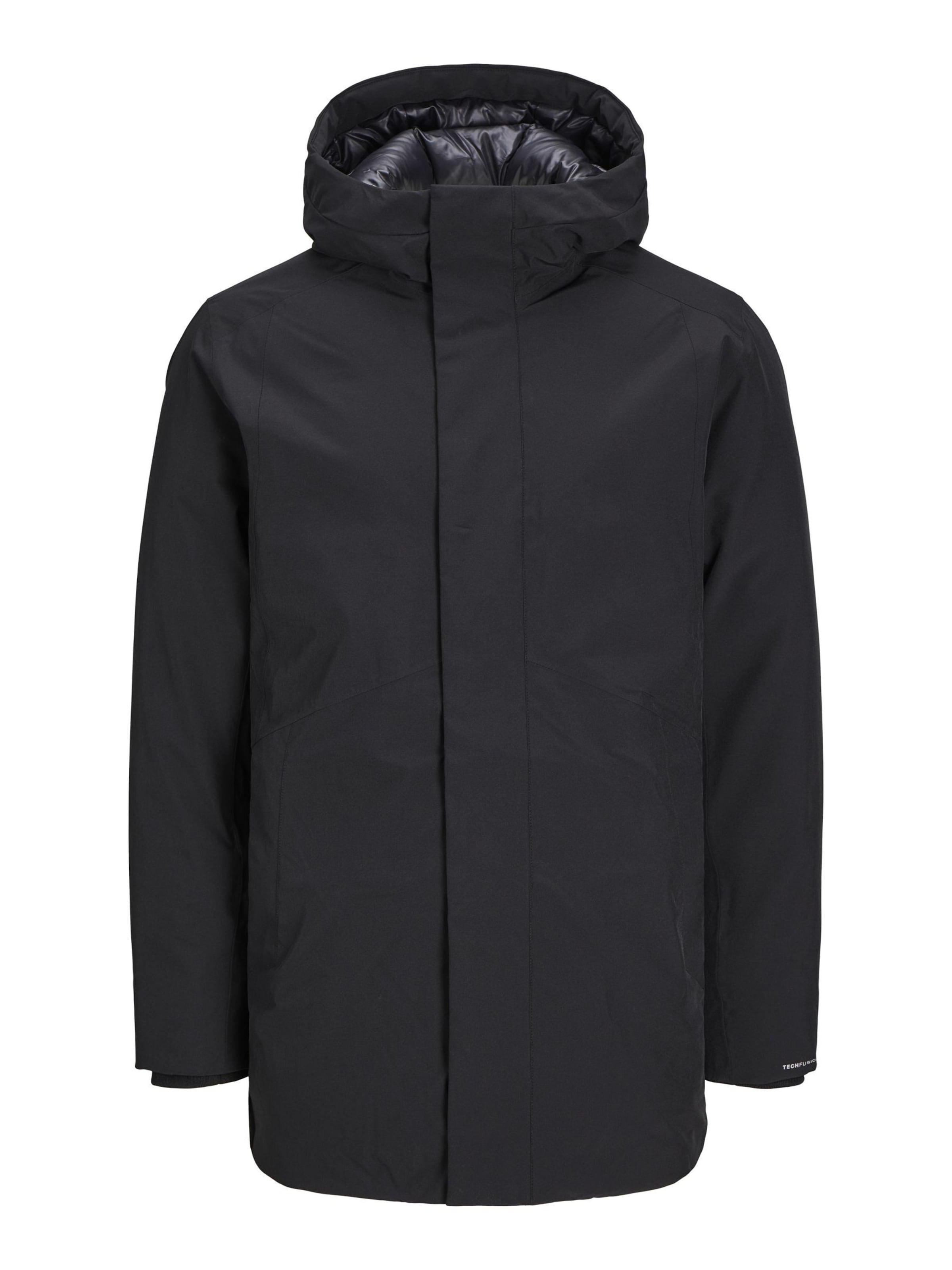 JACK & JONES Vinterparka 'JJEKeen' i sort: forside