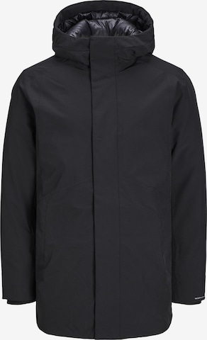 JACK & JONES Talviparka 'JJEKeen' värissä musta: etupuoli