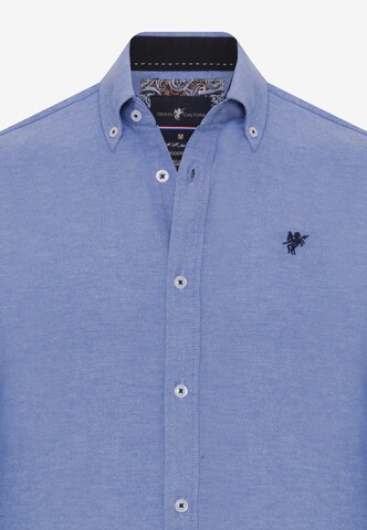 DENIM CULTURE - Ajuste regular Camisa 'Matthew' en azul