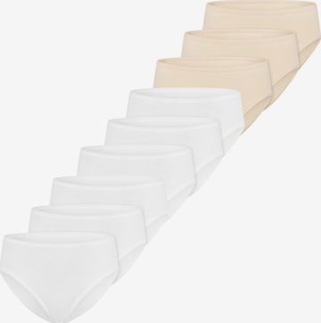 SCHIESSER Slip 'Essentials Cotton' in Beige: Vorderseite