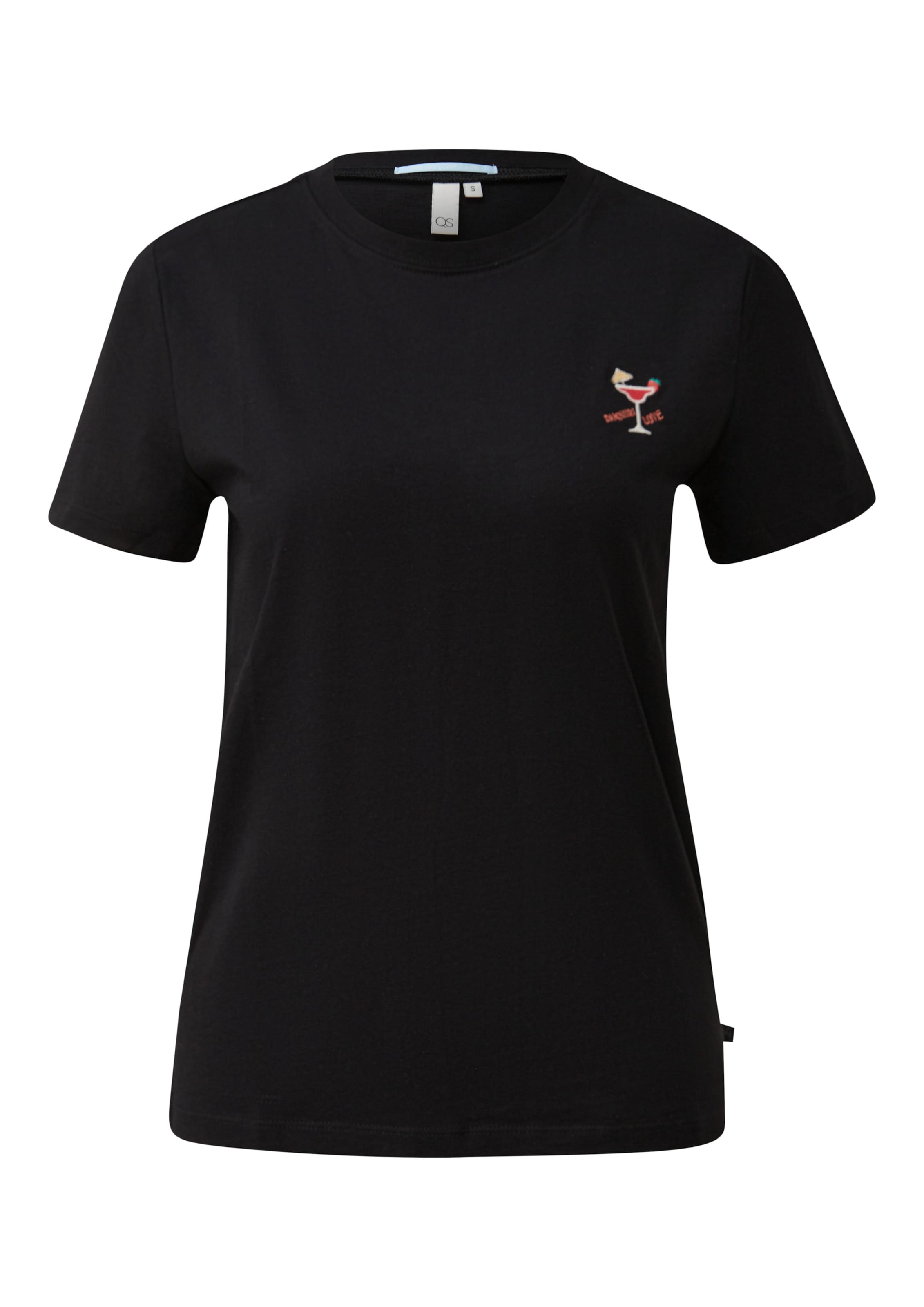 QS Shirt in Black: front