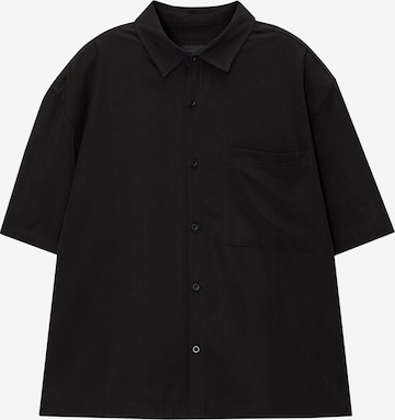 Pull&Bear Overhemd in Zwart: voorkant