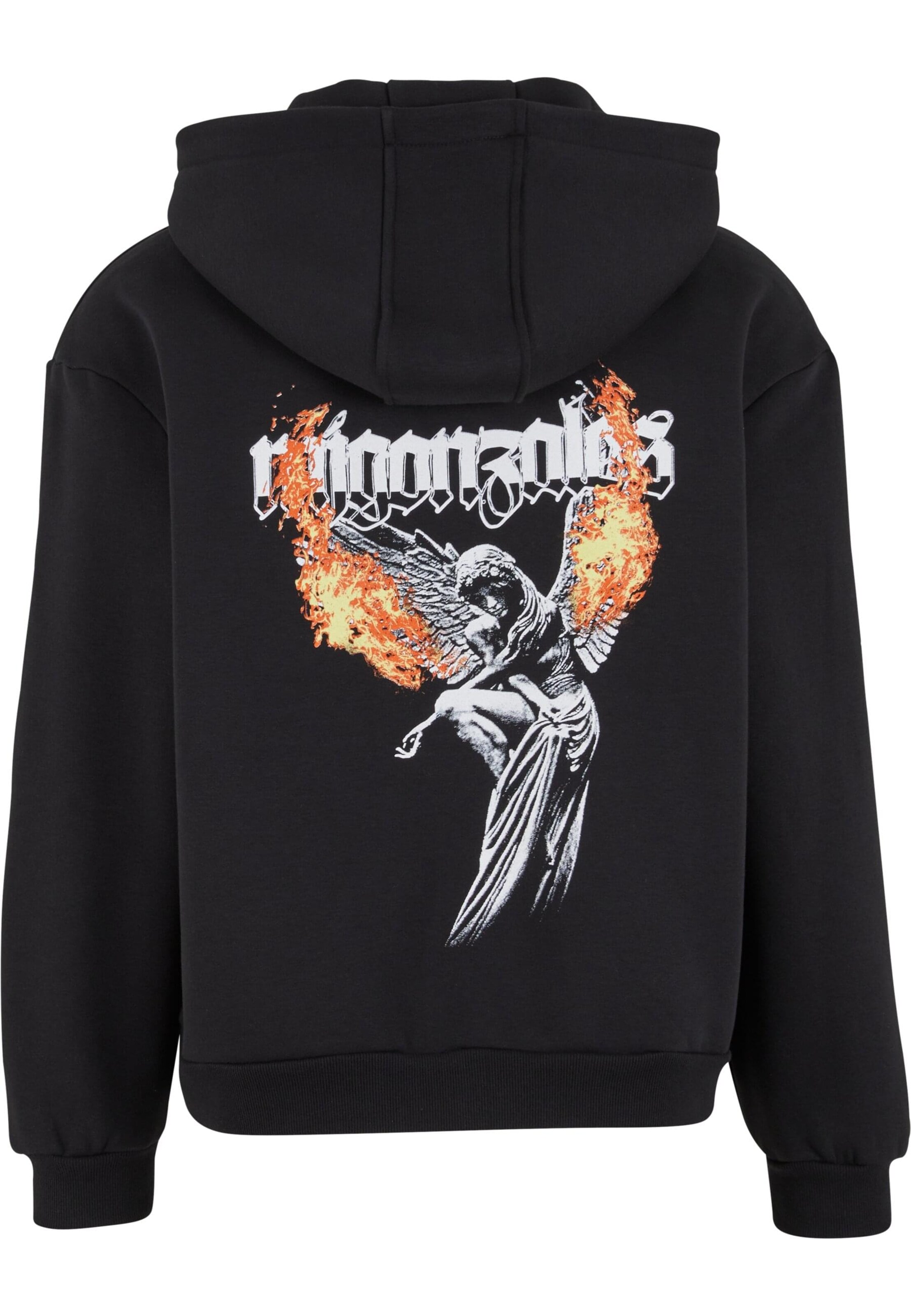 Giacca di felpa 'Burning Wings' di MJ Gonzales in nero