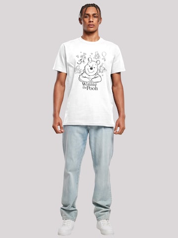 F4NT4STIC T-Shirt 'Disney Winnie The Pooh' in Weiß