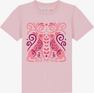 watabout.kids Shirt 'Hundeliebe' in Pink: front