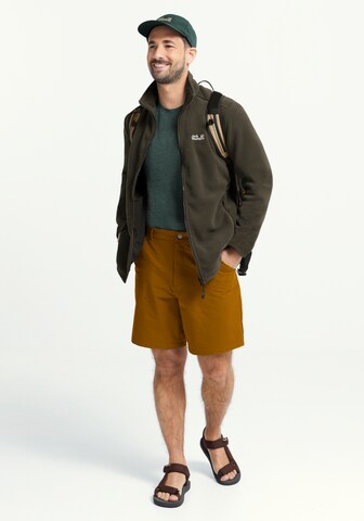 JACK WOLFSKIN Fleecejacke in Grün