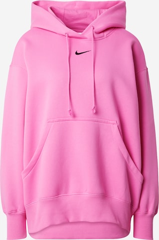 Nike Sportswear Sweatshirt 'Phoenix Fleece' in Roze: voorkant